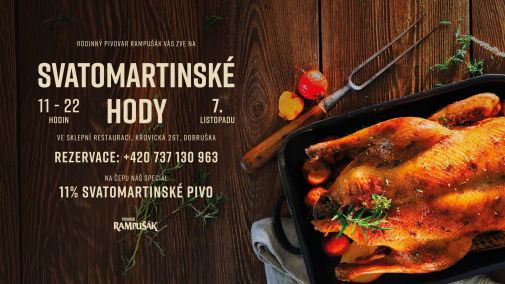 Svatomartinské hody v pivovaru: 7. listopadu, husa, sklep a polotmavý ležák