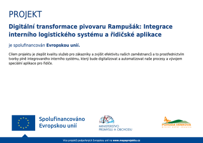 Rampušák získal dotaci na digitalizaci a modernizaci!