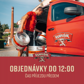 objednávky do 12:00 – Čas příjezdu předem!