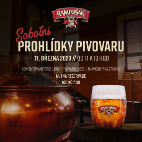 Sobotní PROHLÍDKY PIVOVAREM!