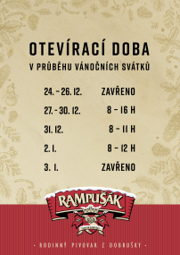 PIVOVARSKÁ PRODEJNA – SVÁTKY