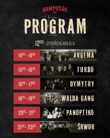 🔥 LINEUP JE VENKU A POSLEDNÍ LÍSTKY MIZÍ!