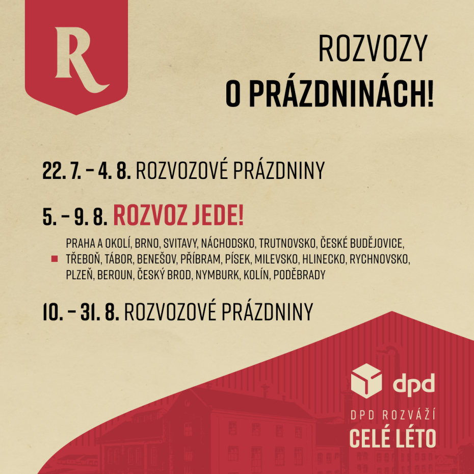 ROZVOZOVÉ PRÁZDNINY