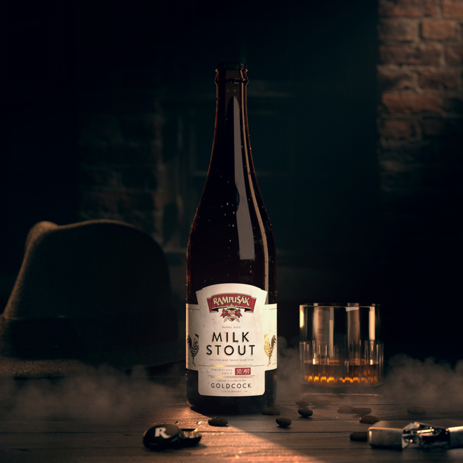 GoldCock Whisky Barrel Aged Milk Stout!