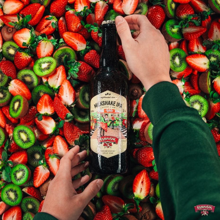 MILKSHAKE IPA s jahodami & kiwi je právě v prodeji!