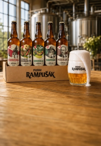 Degustační sety piv Rampušák